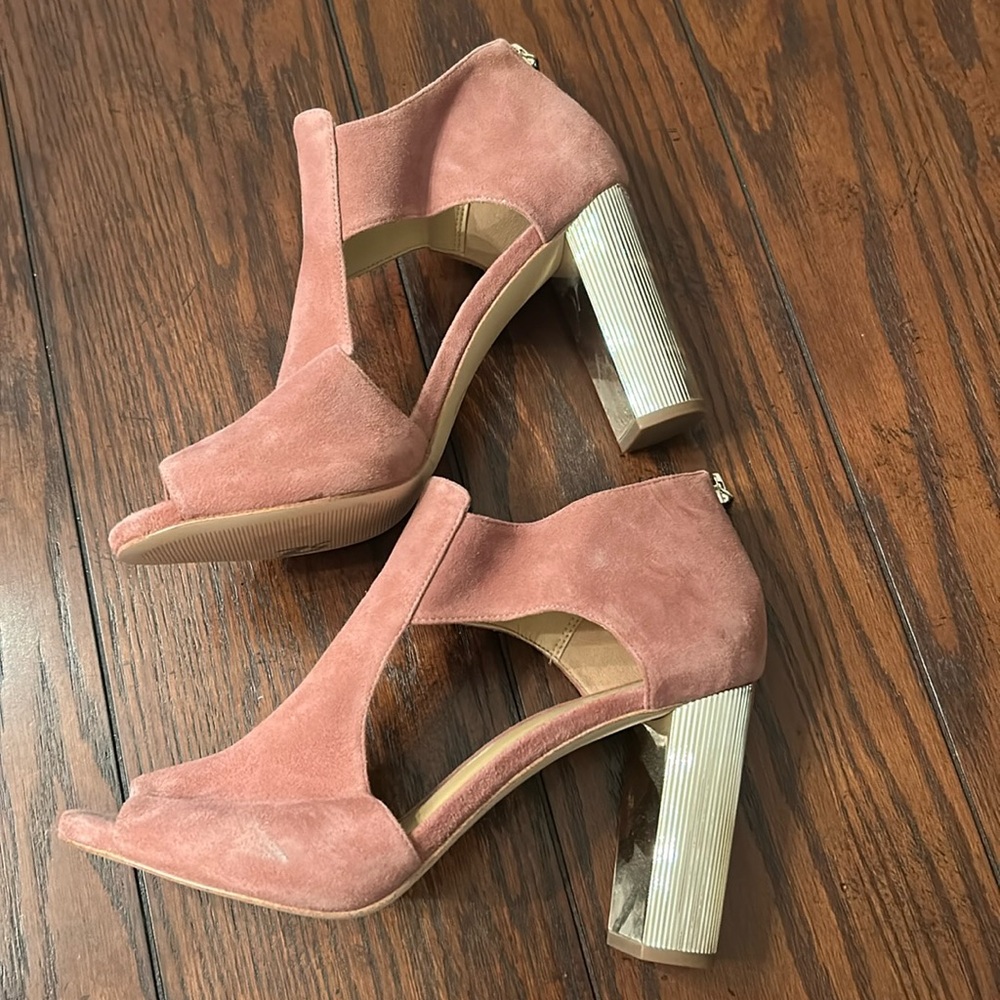 Michael Kors Pink Suede Heels